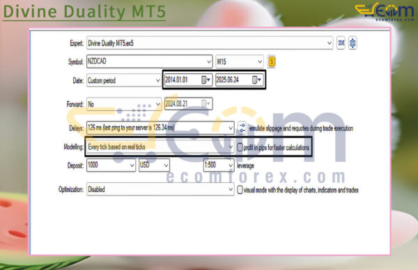 Divine Duality MT5 Input