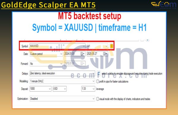 GoldEdge Scalper EA MT5 Review