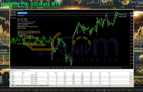 Hedging Pro Ultimate MT4 Backtest
