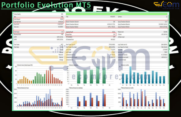 Portfolio Evolution MT5 Backtest