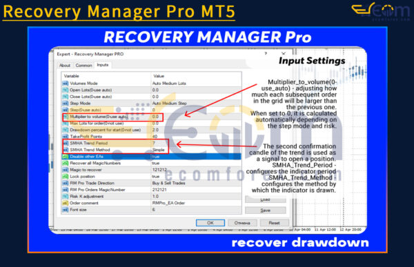 Recovery Manager Pro MT5 Review