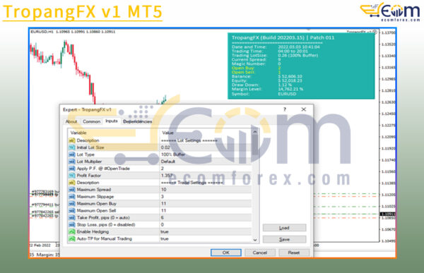 TropangFX v1 MT5 Backtest