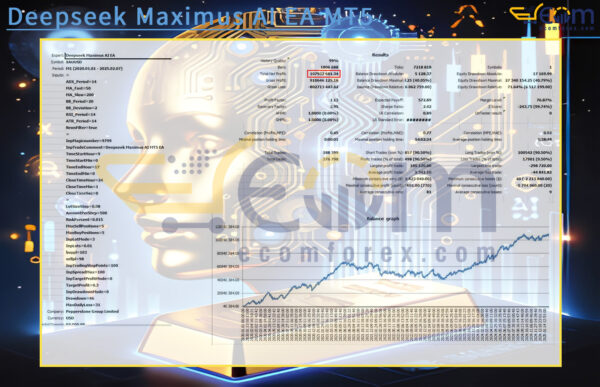 Deepseek Maximus AI EA MT5 Backtest