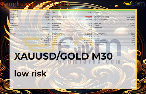 Fenghuang Rig EA MT5 Backtest