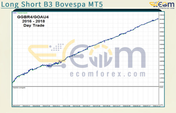 Long Short B3 Bovespa MT5 Backtests Result