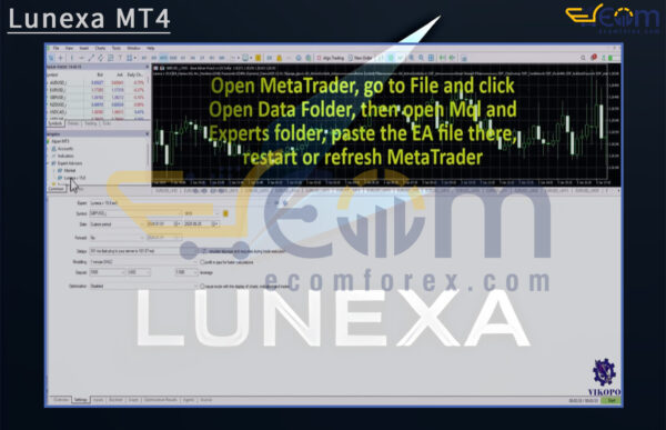 Lunexa MT4 Input