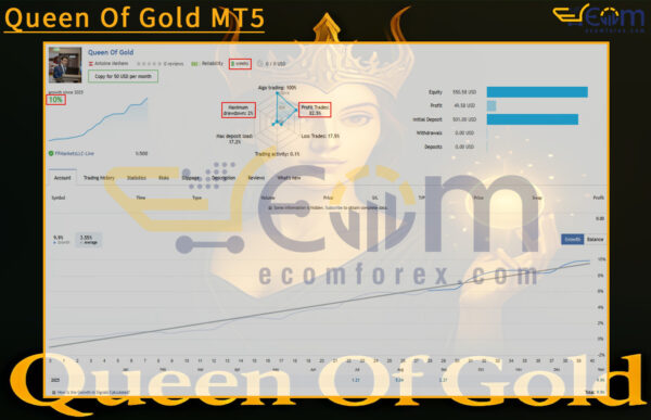 Queen Of Gold MT5 Live Result
