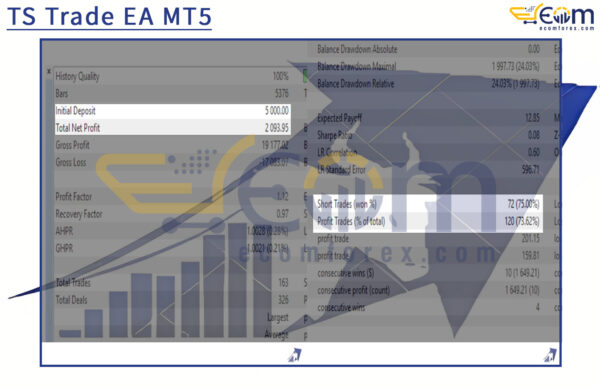 TS Trade EA MT5 Backtest
