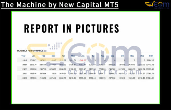 The Machine by New Capital MT5 Backtests