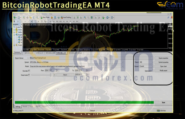 BitcoinRobotTradingEA MT4 Input