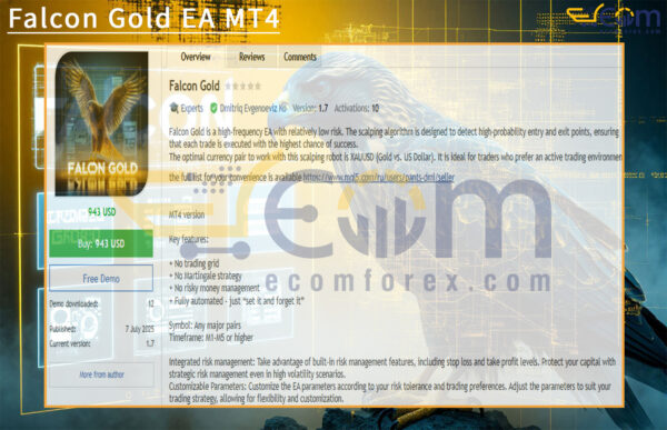 Falcon Gold EA MT4 Review