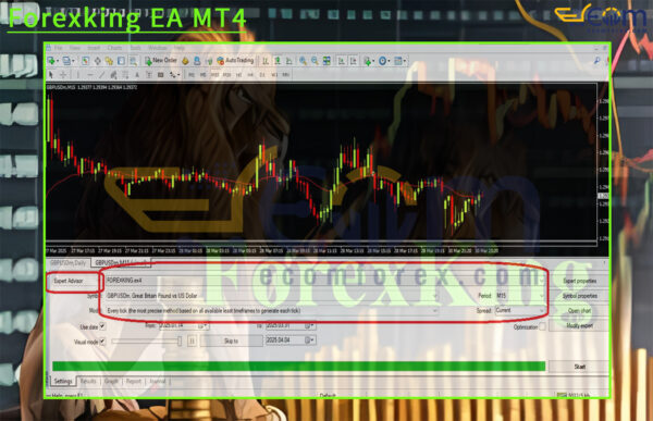 Forexking EA MT4 Input