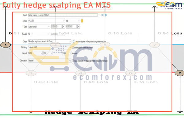 Fully hedge scalping EA MT5 Input