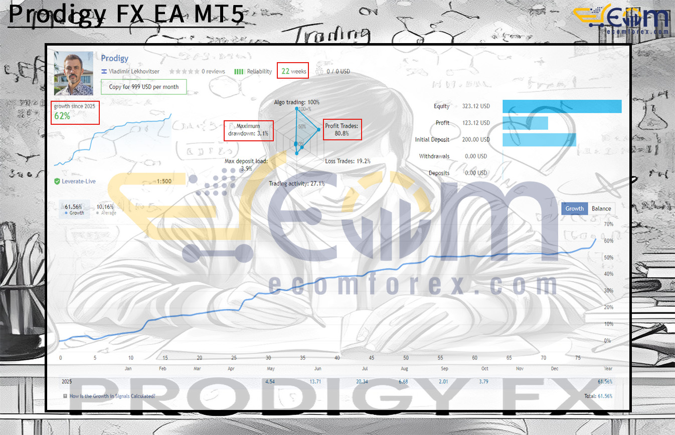 Prodigy FX EA MT5 Live Result