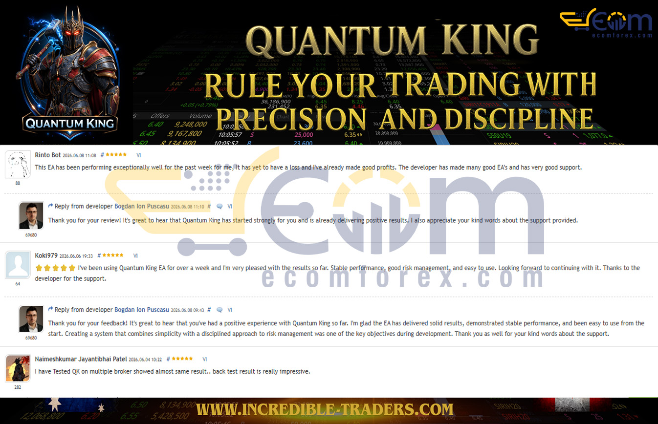 Quantum King EA Reviews