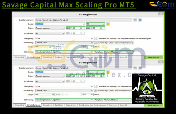 Savage Capital Max Scaling Pro MT5 Input