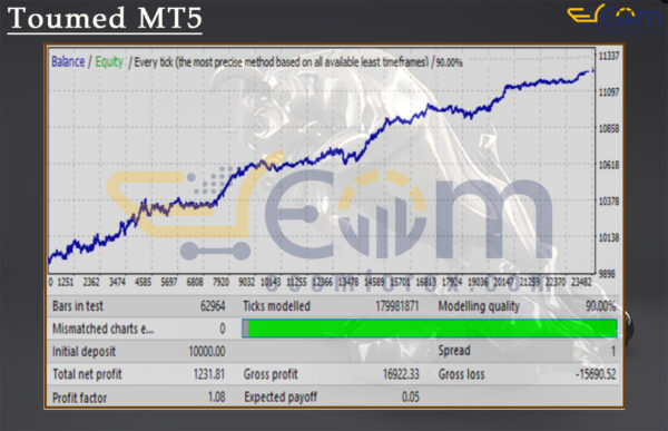 Toumed MT5 Backtests