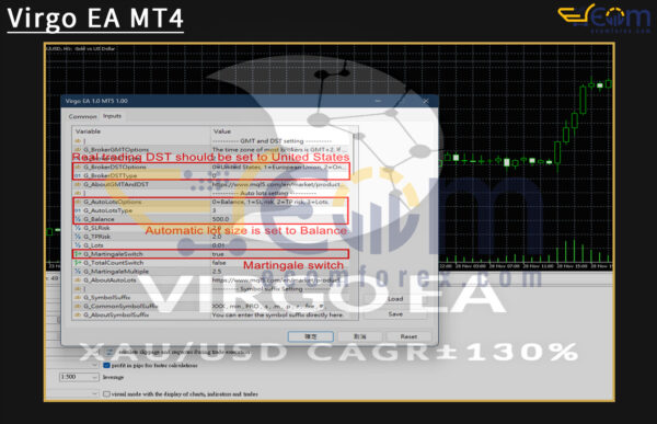 Virgo EA MT4 Input