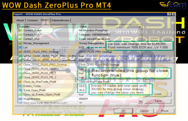 WOW Dash ZeroPlus Pro Input