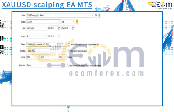 XAUUSD scalping EA MT5 Input