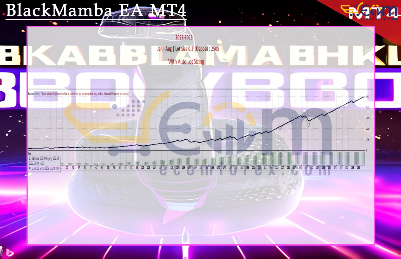BlackMamba EA MT4 Backtest