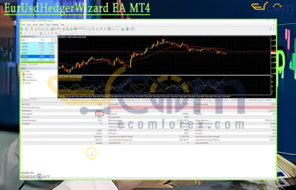 EurUsdHedgerWizard EA MT4 Backtest