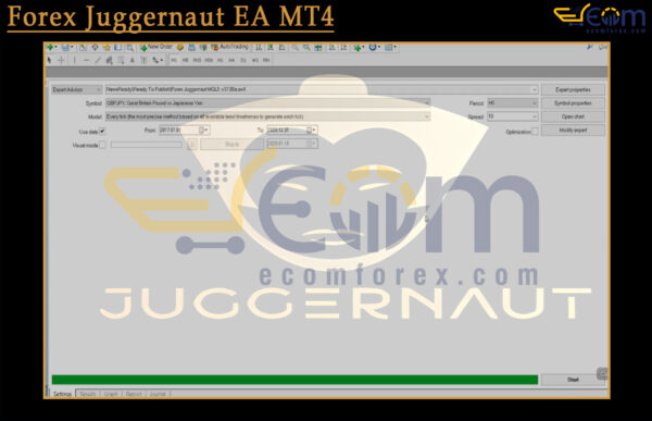 Forex Juggernaut EA MT4 Input