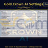 Gold Crown AI EA MT5 Setting