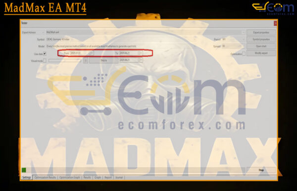 MadMax EA MT4 Setting