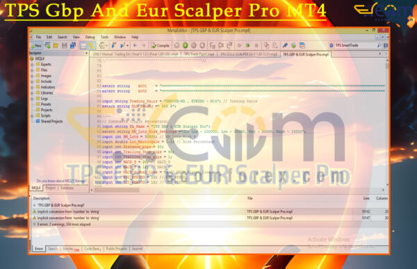 TPS Gbp And Eur Scalper Pro MT4 Review