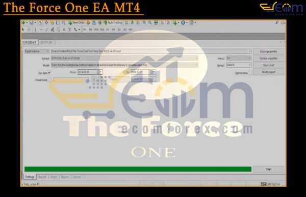 The Force One EA MT4 Input