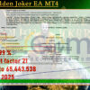 You Golden Joker EA MT4 Backtest