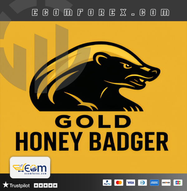 Gold Honey Badger EA MT5 Logo