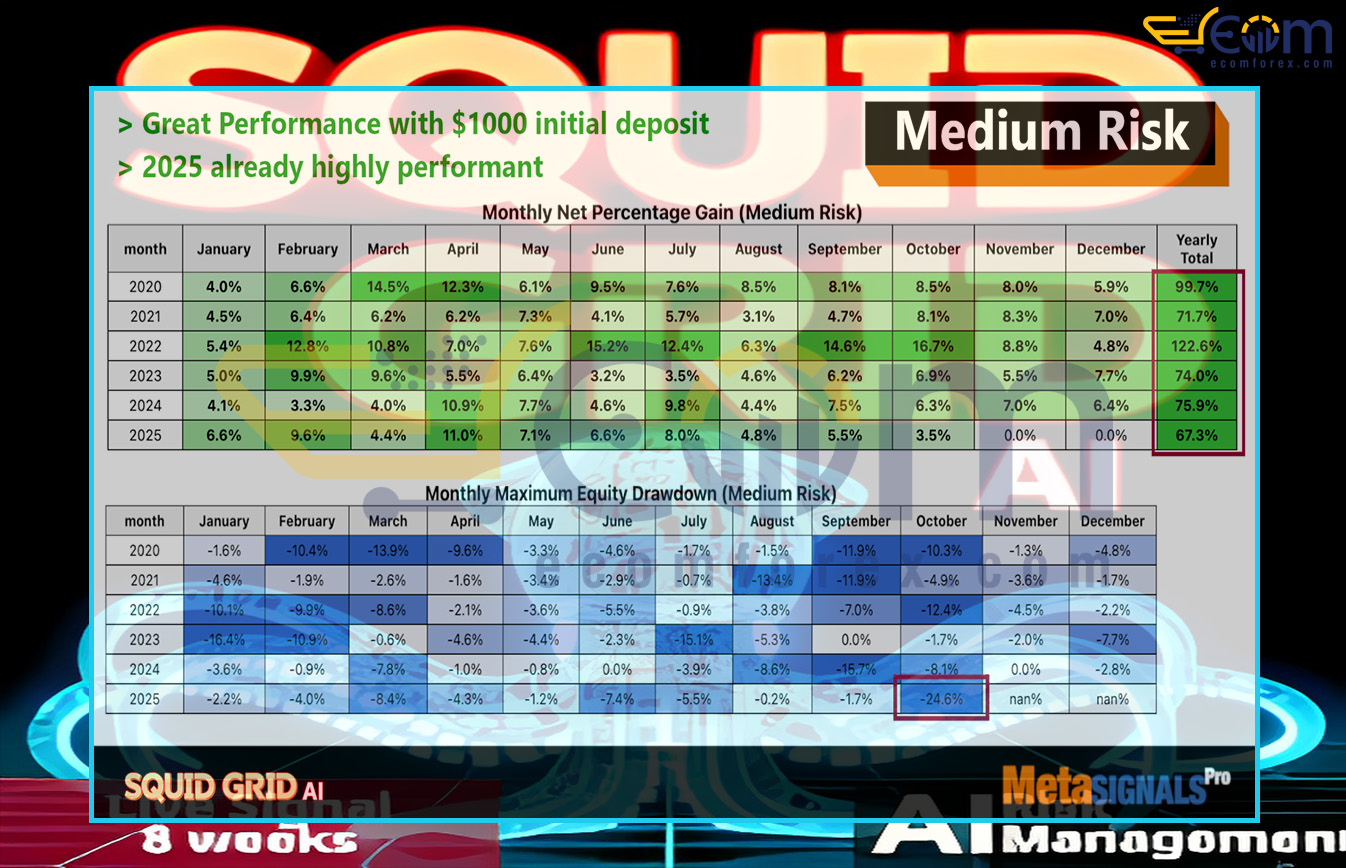 Squid Grid AI MT5 Review