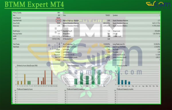 BTMM Expert MT4 Backtest