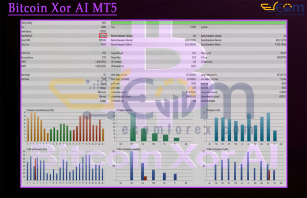 Bitcoin Xor AI MT5 Backtest