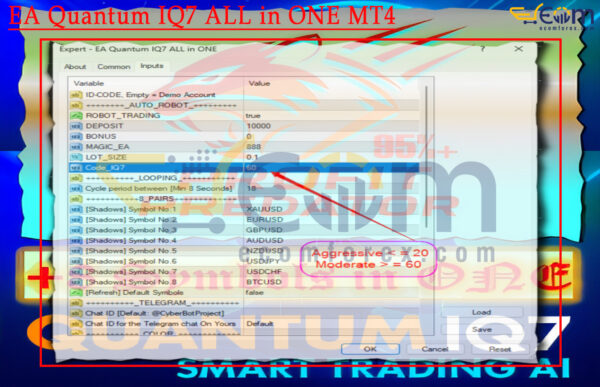 EA Quantum IQ7 ALL in ONE MT4 Input