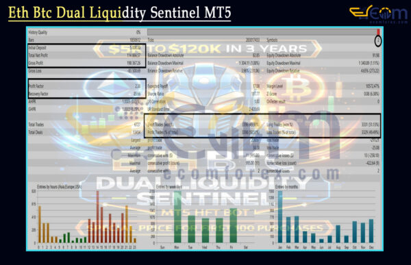 Eth Btc Dual Liquidity Sentinel MT5 Backtests