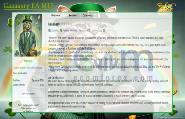 Gaaaaary EA MT5 Reviews