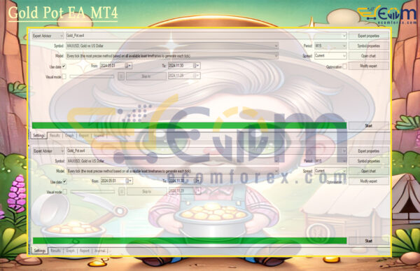 Gold Pot EA MT4 Setting