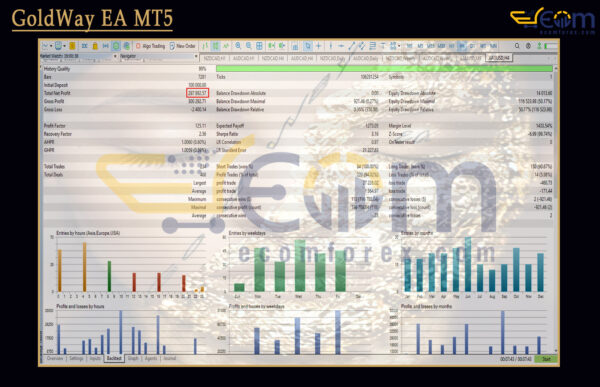 GoldWay EA MT5 Backtest