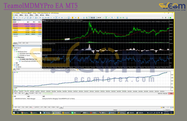 TeamolMDMYPro EA MT5 Backtests