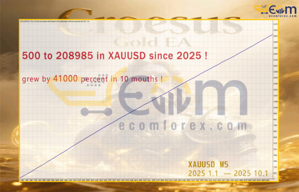 Croesus Gold EA MT4 Backtest