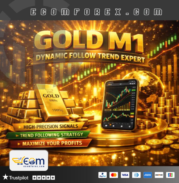 Gold M1 Dynamic Follow Trend Expert MT4 Logo