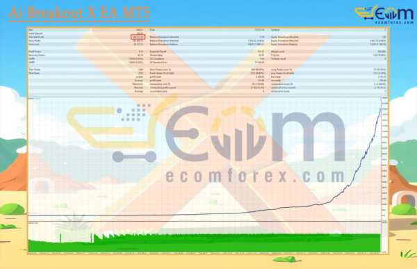 Ai Breakout X EA MT5 Backtest