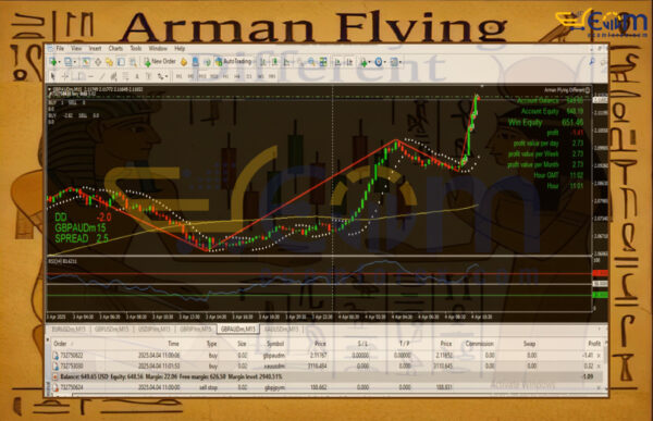 Arman Flying Different EA MT4 Backtests