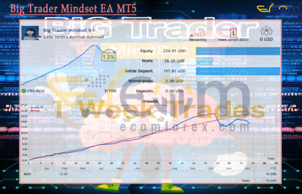 Big Trader Mindset EA MT5 Live Result
