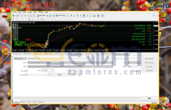 BitterSweet EA MT4 Backtest