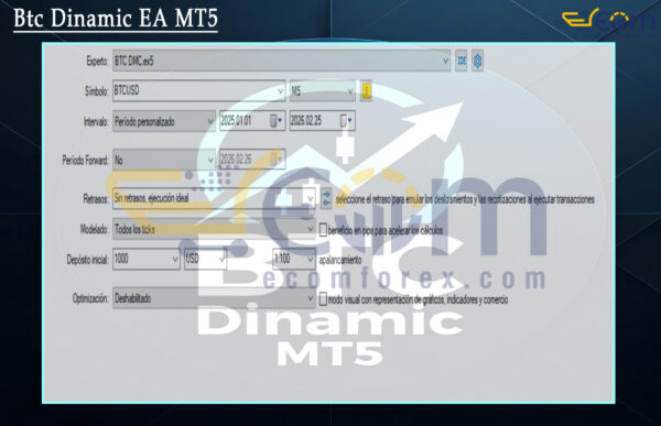Btc Dinamic EA MT5 Input