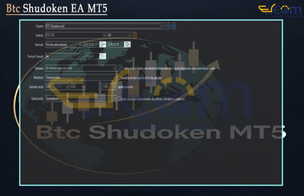 Btc Shudoken EA MT5 Setting